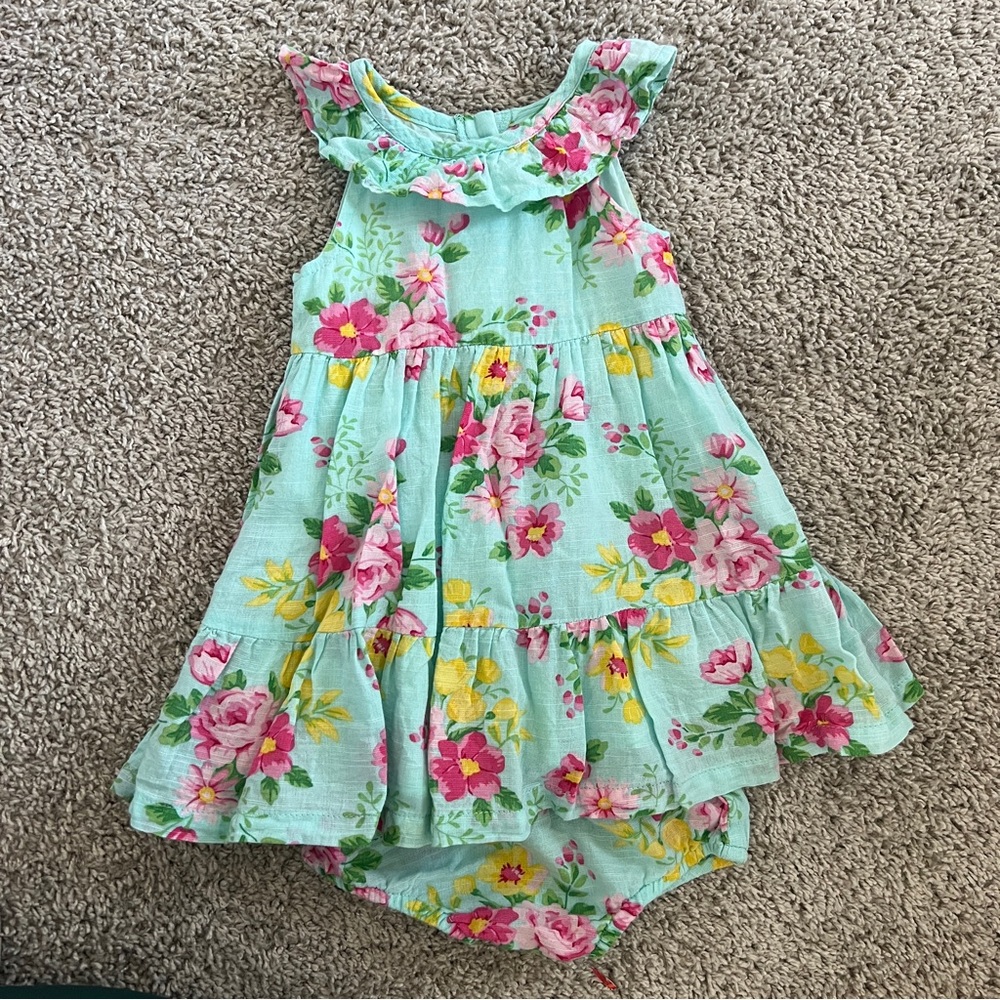 Little Me Summer Print Dress 12 Months